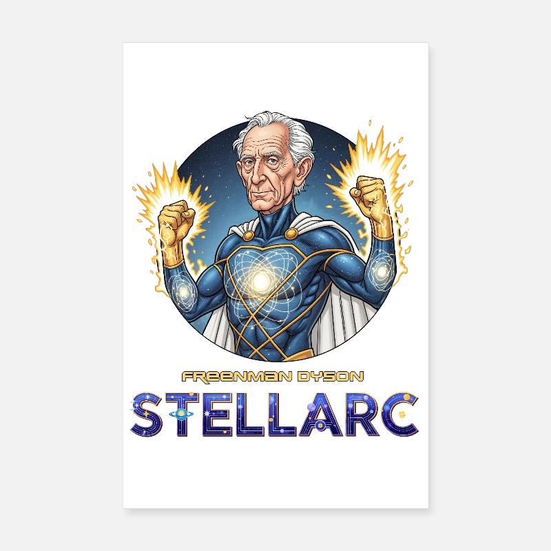 Stellarc Cosmic Hero Poster 8" x 12" (20x30 cm)