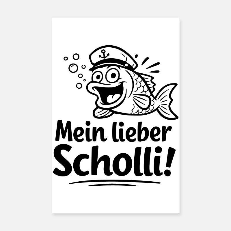 mein lieber scholli Poster 20x30 cm