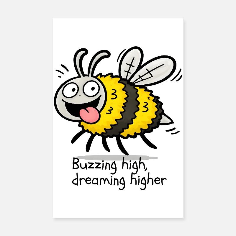 Biene Poster 20x30 cm