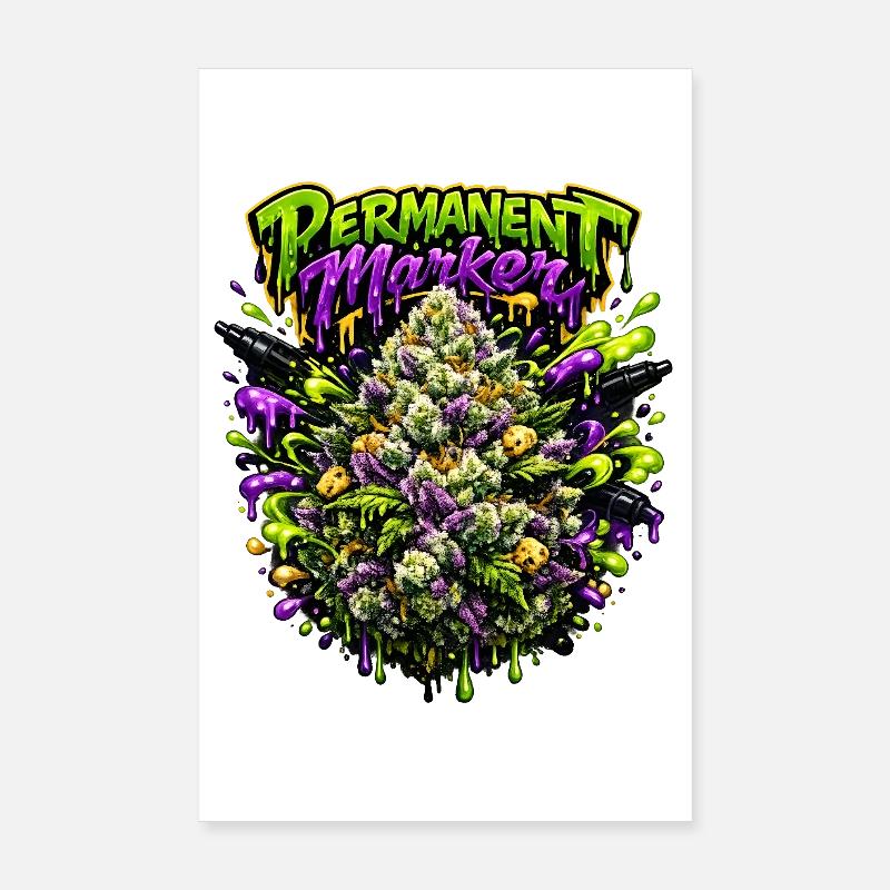 Permanent Marker Graffiti Print Poster 8" x 12" (20x30 cm)