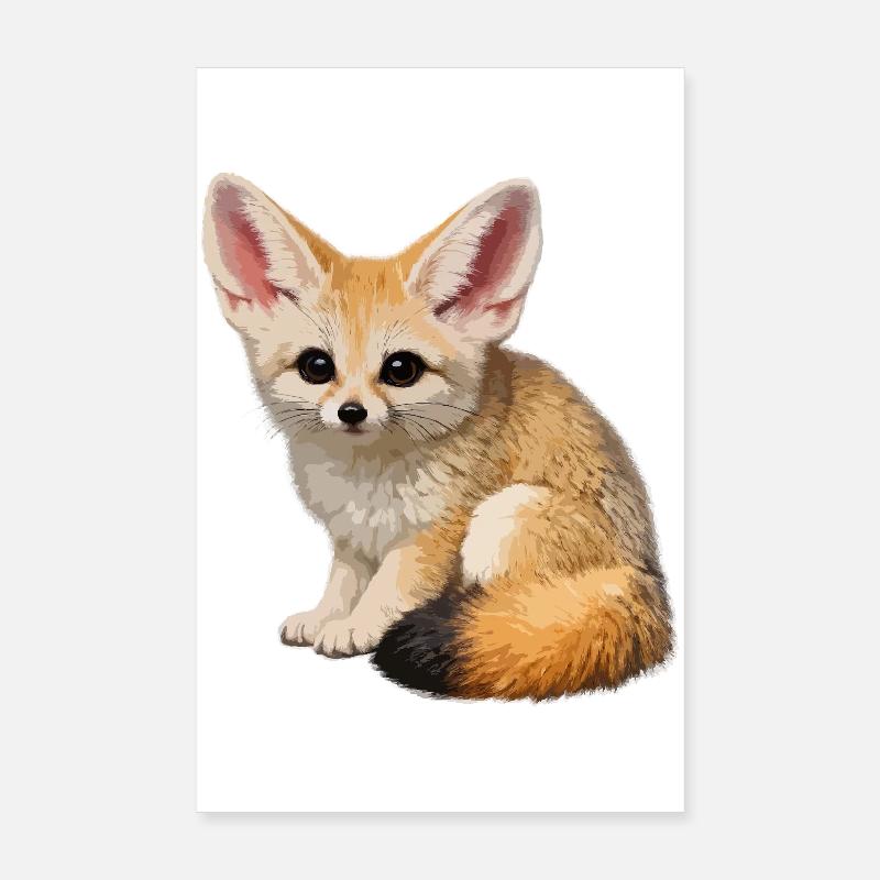 Fennec-Wüstenfuchs Poster 20x30 cm