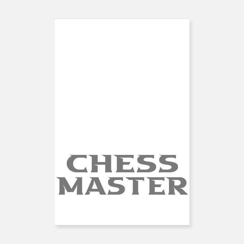 Schach Poster 20x30 cm