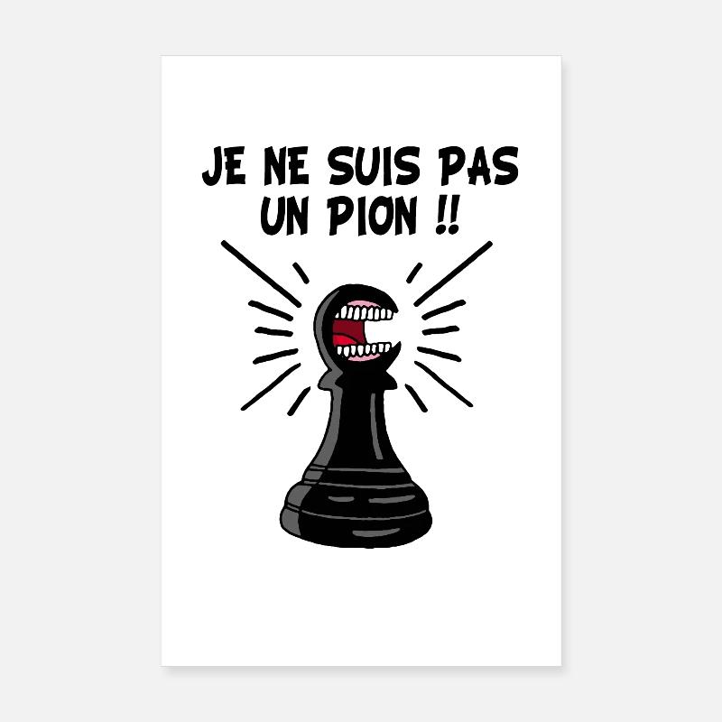 échec et mat Poster 20 x 30 cm