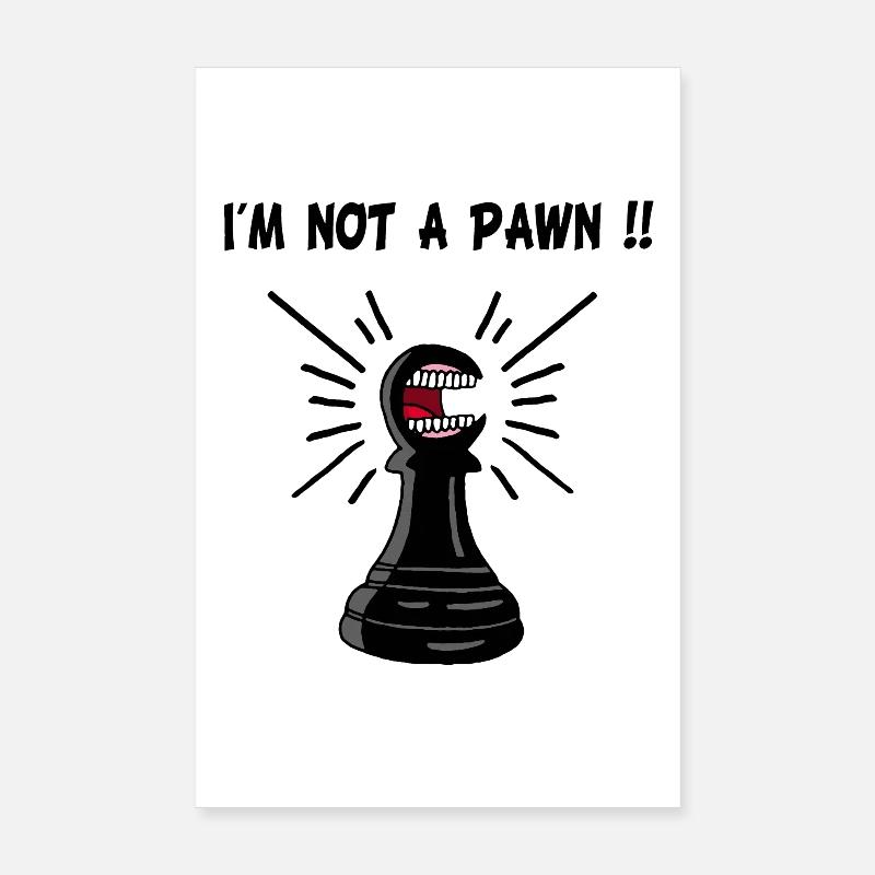 checkmate Poster 8" x 12" (20x30 cm)