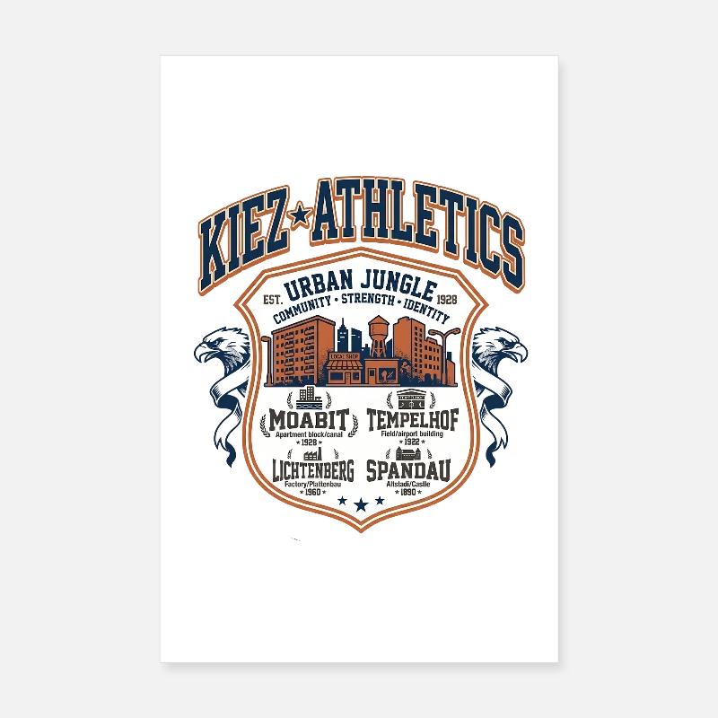 Kiez Athletics Poster 20 x 30 cm