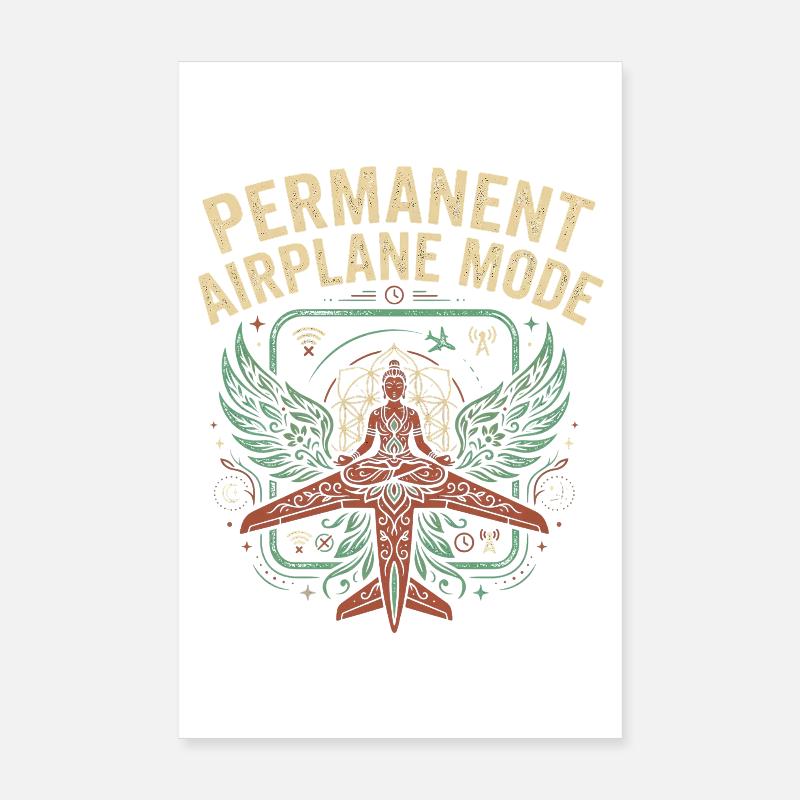 Durée du mode de vol Poster 20 x 30 cm