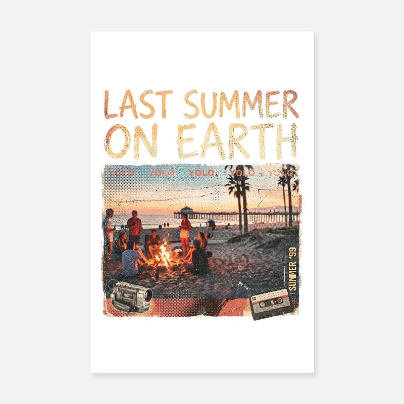 L’été dernier sur Terre Poster 20 x 30 cm