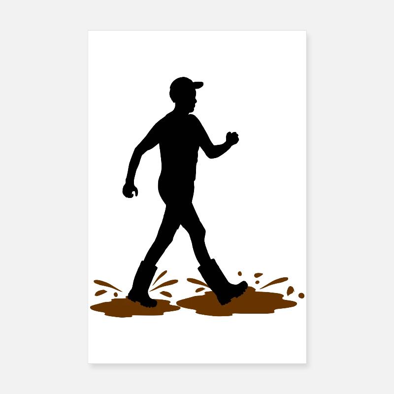 Wadloper Man – Explorateur de la Boue Poster 20 x 30 cm