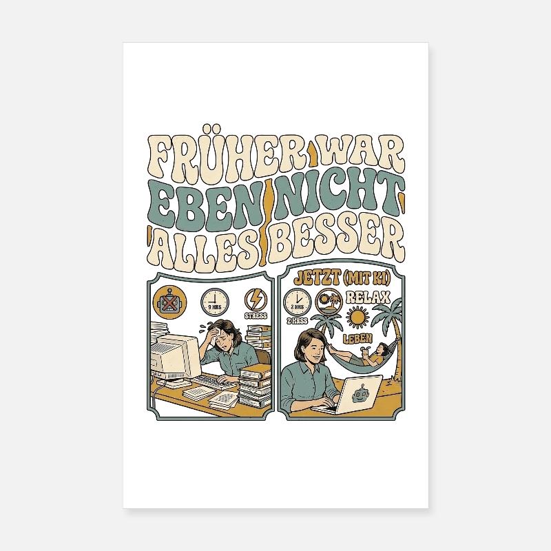 KI Liebhaberin Poster 20x30 cm