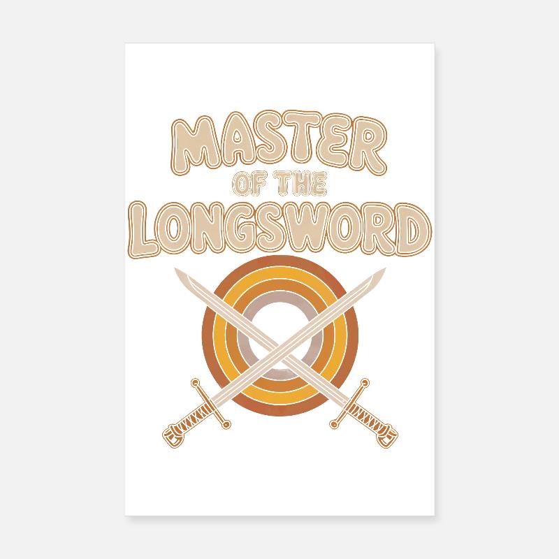 Maître de l’Épée Longue Poster 20 x 30 cm