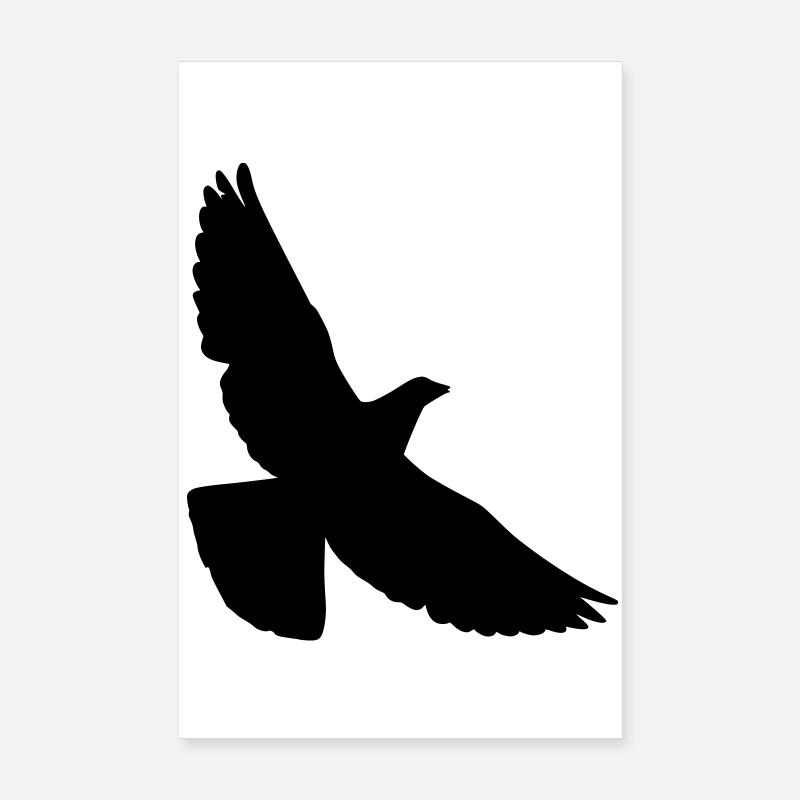 pigeon Poster 8" x 12" (20x30 cm)
