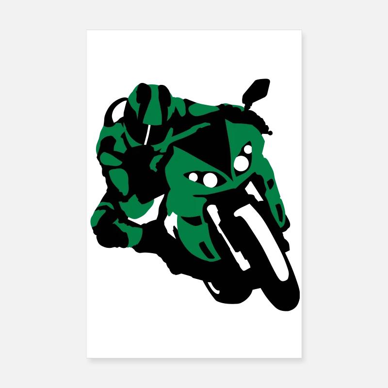 Motorrad Poster 20x30 cm