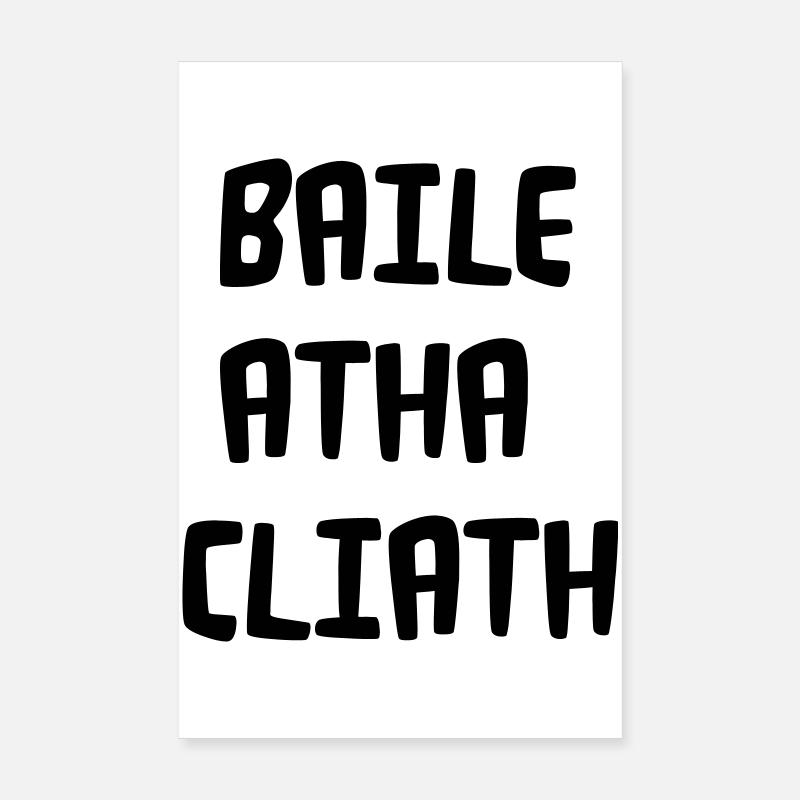 Baile Atha Cliath Poster 8" x 12" (20x30 cm)