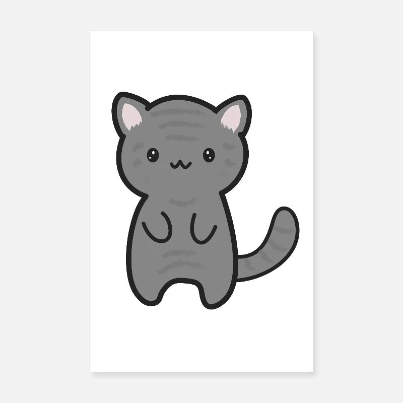 Tiger cat Poster 8" x 12" (20x30 cm)