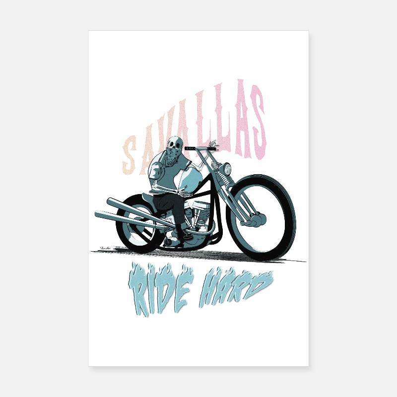 Raide Hard dark background Poster 20x30 cm