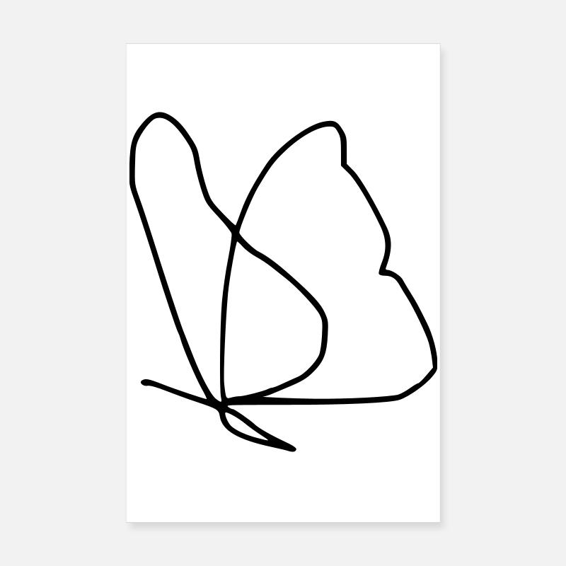 Papillon Poster 20 x 30 cm