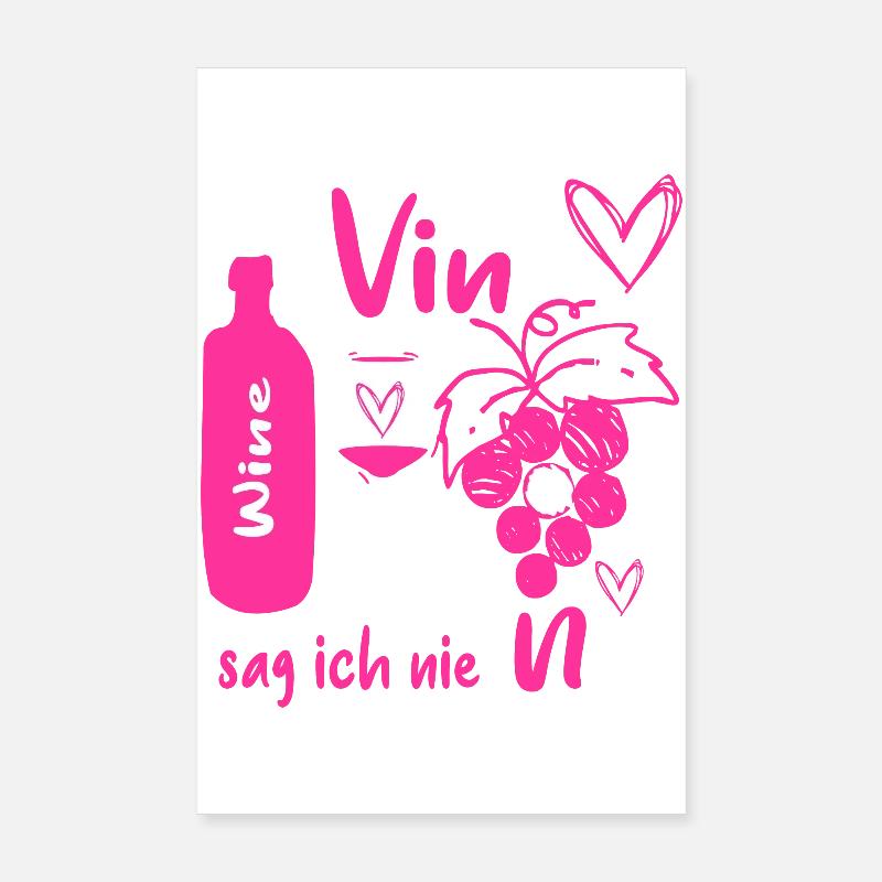 Wine lovers Poster 8" x 12" (20x30 cm)