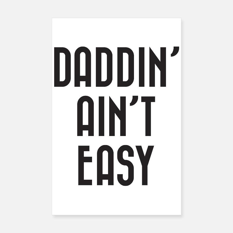 Papa ist nicht einfach Poster 20x30 cm