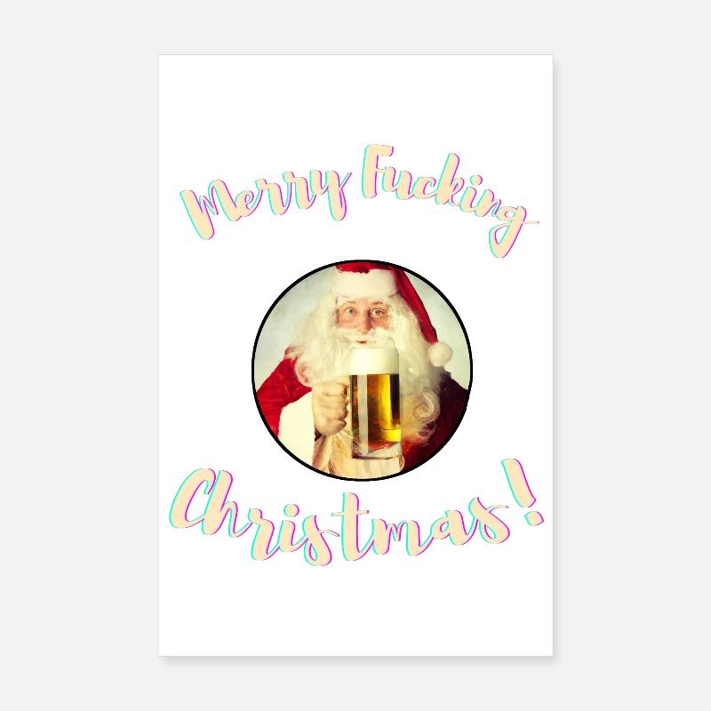 Joyeux putain de Noël! (Non censuré) Poster 20 x 30 cm