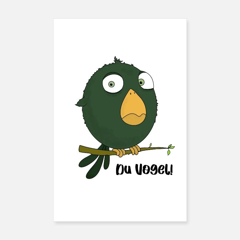 Du Vogel Poster 20x30 cm