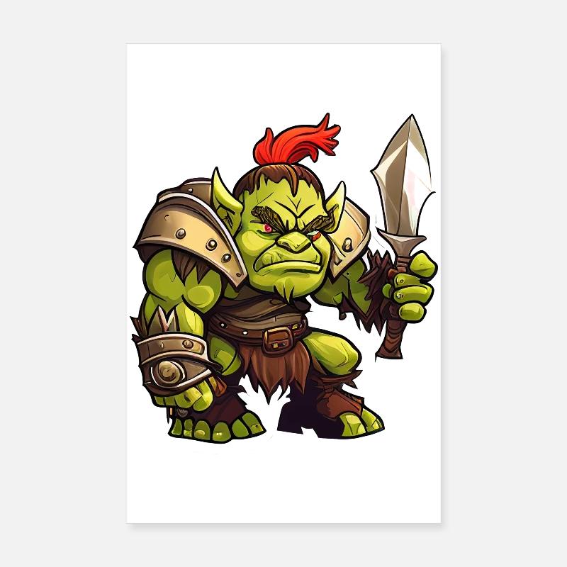 Orc Poster 20x30 cm