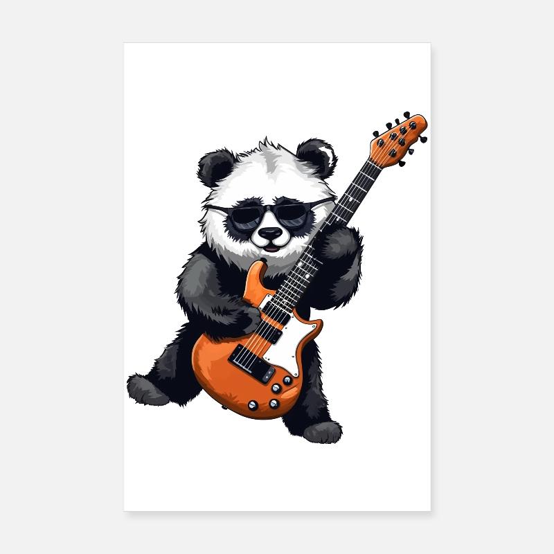 guitar, guitarist, playing guitar Poster 8" x 12" (20x30 cm)