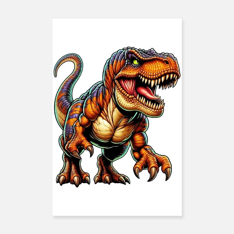 Dinosaure Poster 20 x 30 cm