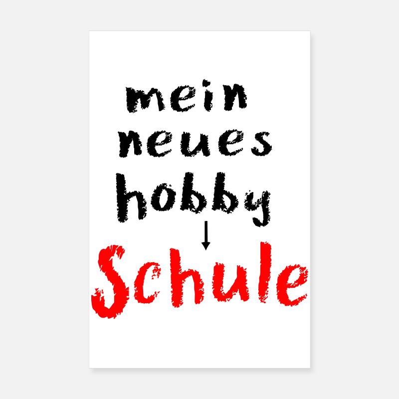 School Back to School Hobby Poster 8" x 12" (20x30 cm)
