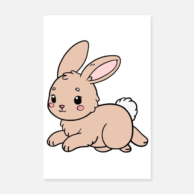 Lapin Lapin Poster 20 x 30 cm