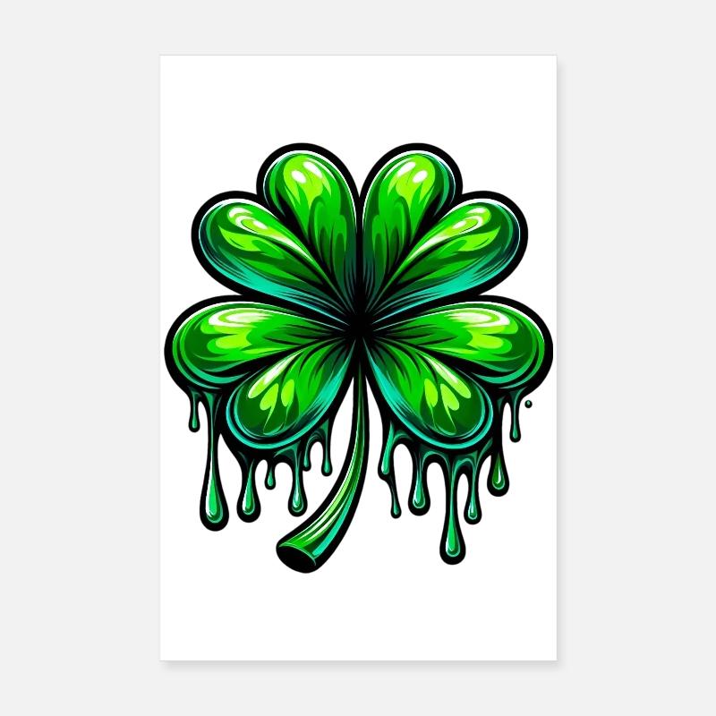 Four-leaf clover Poster 8" x 12" (20x30 cm)