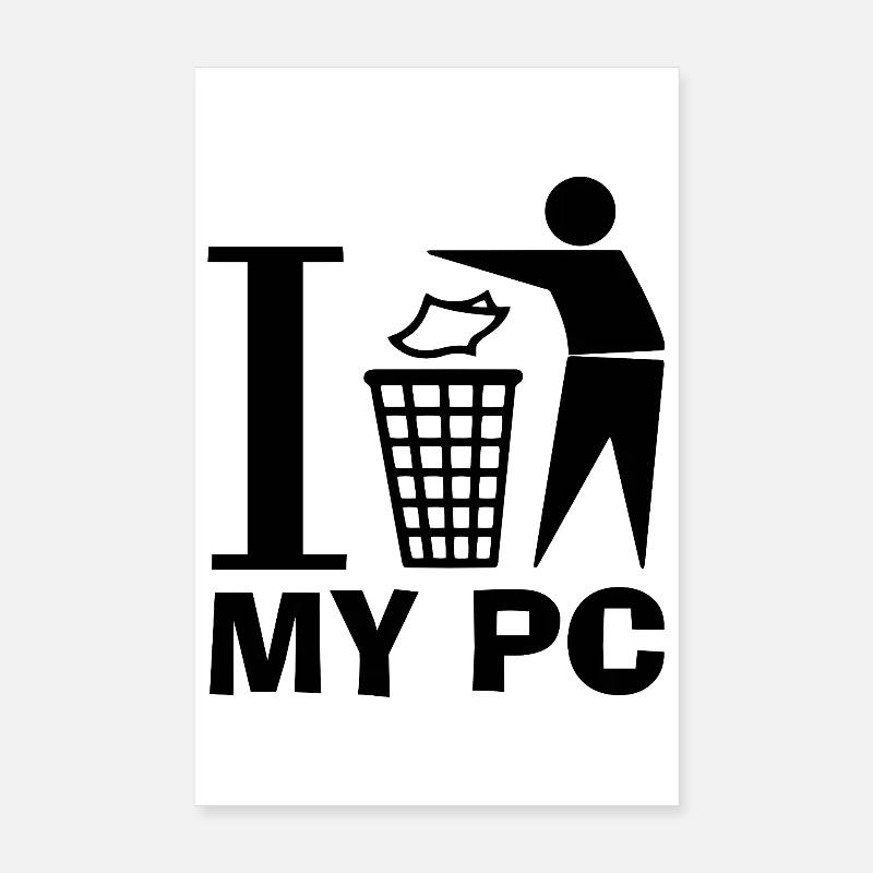 Plus de PC ! Poster 20 x 30 cm