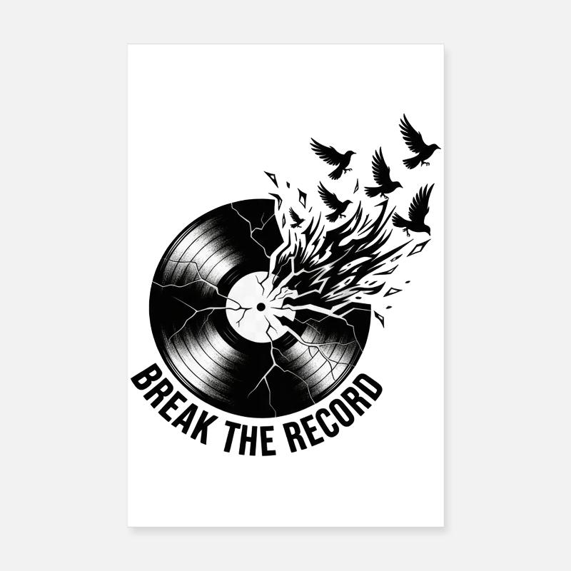 Break_the_Record Poster 20 x 30 cm
