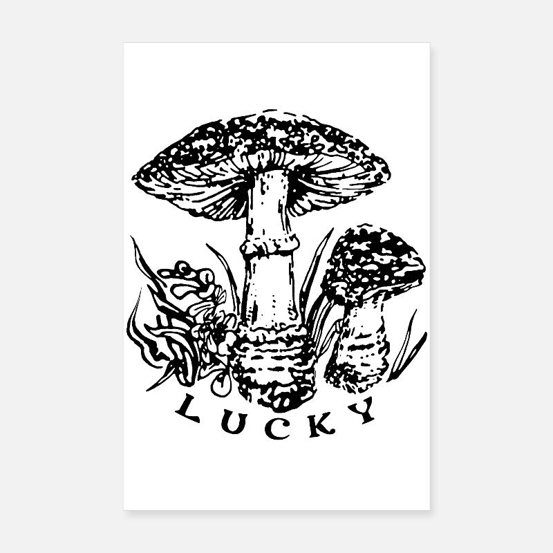 GLÜCKLICH Poster 20x30 cm