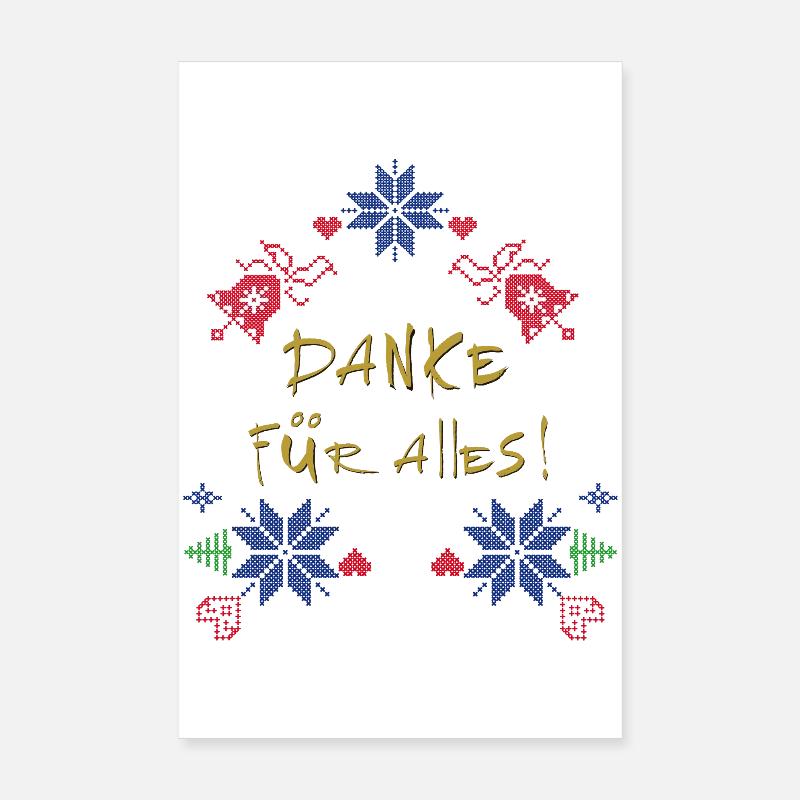 Thanks for everything Poster 8" x 12" (20x30 cm)