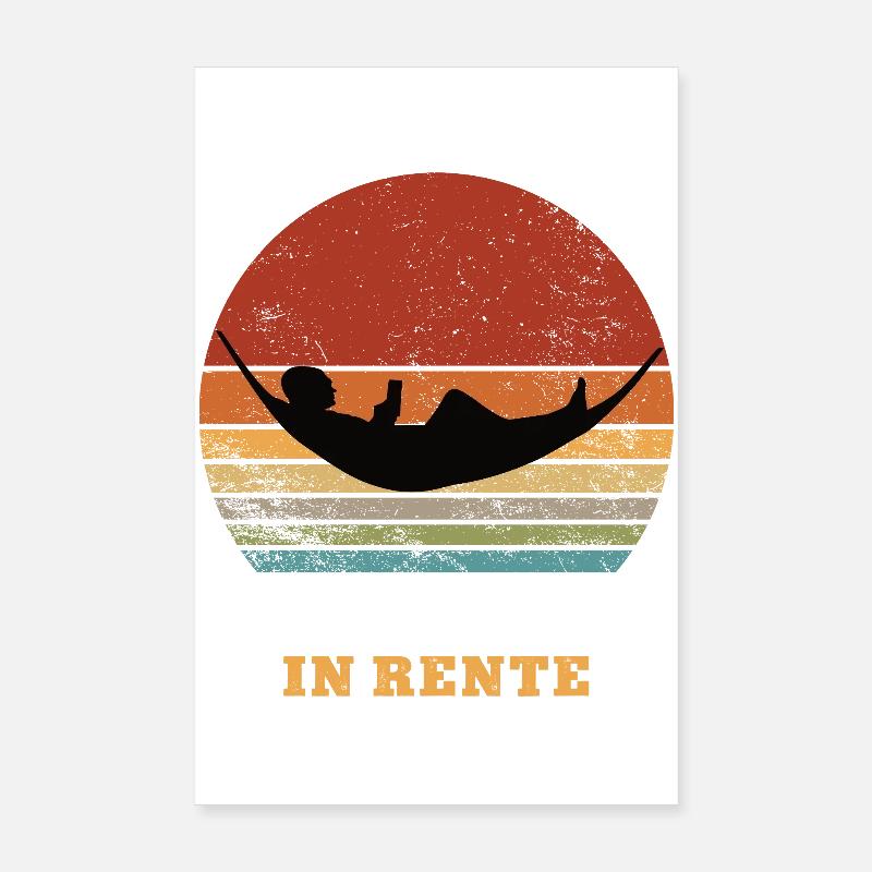 Pension de plombier retraité retraité Poster 20 x 30 cm