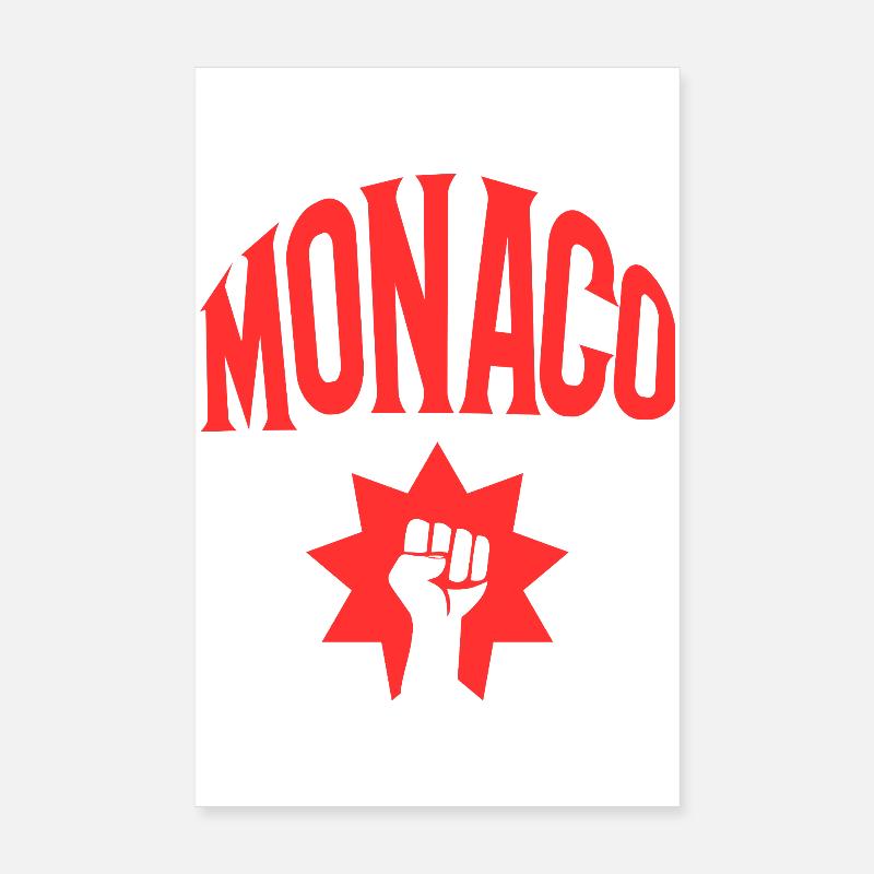 Monaco Poster 20 x 30 cm