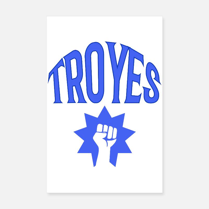 Troyes Poster 8" x 12" (20x30 cm)