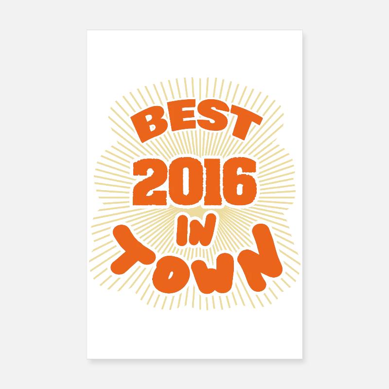 in 2016 Poster 20x30 cm