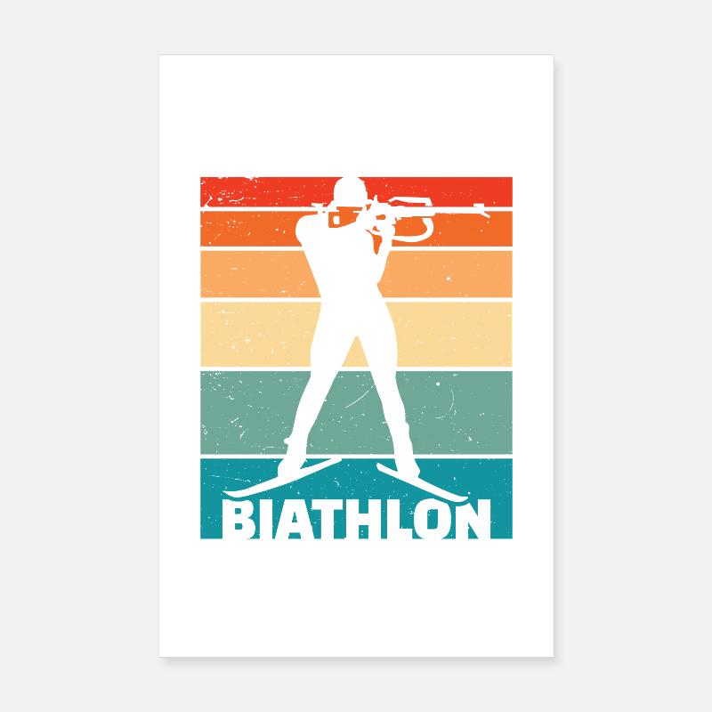Biathlon Poster 20 x 30 cm