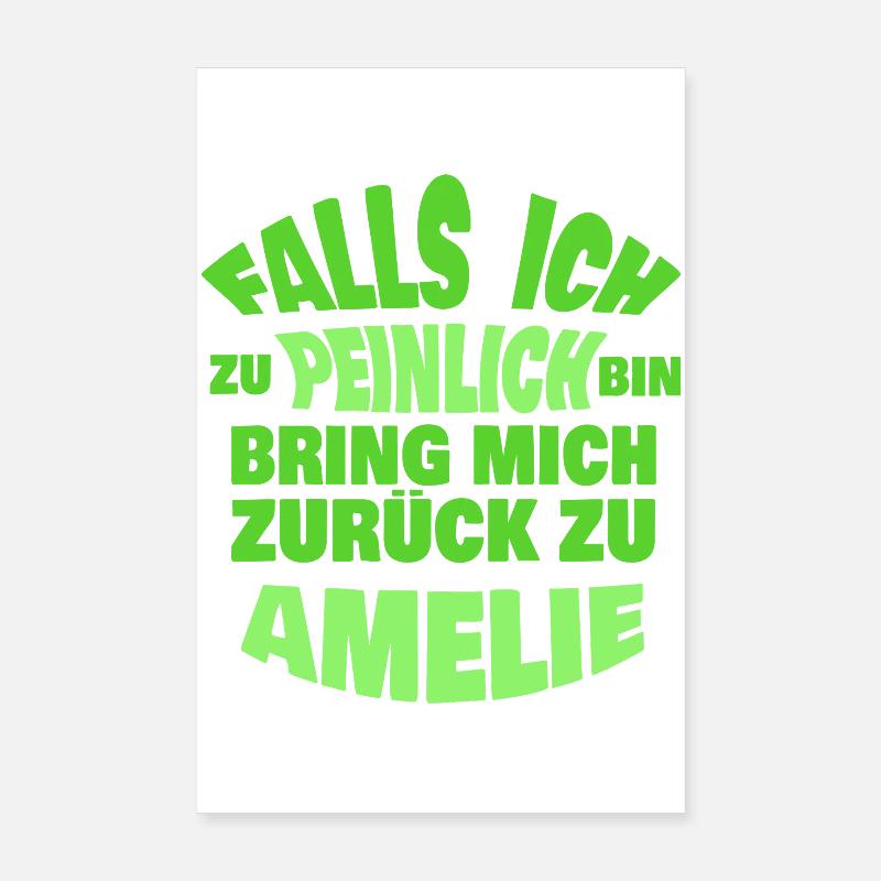 Cadeau pour Amélie Poster 20 x 30 cm