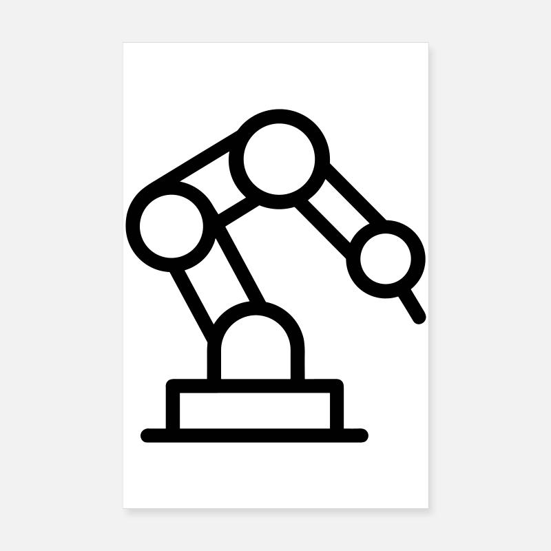 Roboterarm Poster 20x30 cm