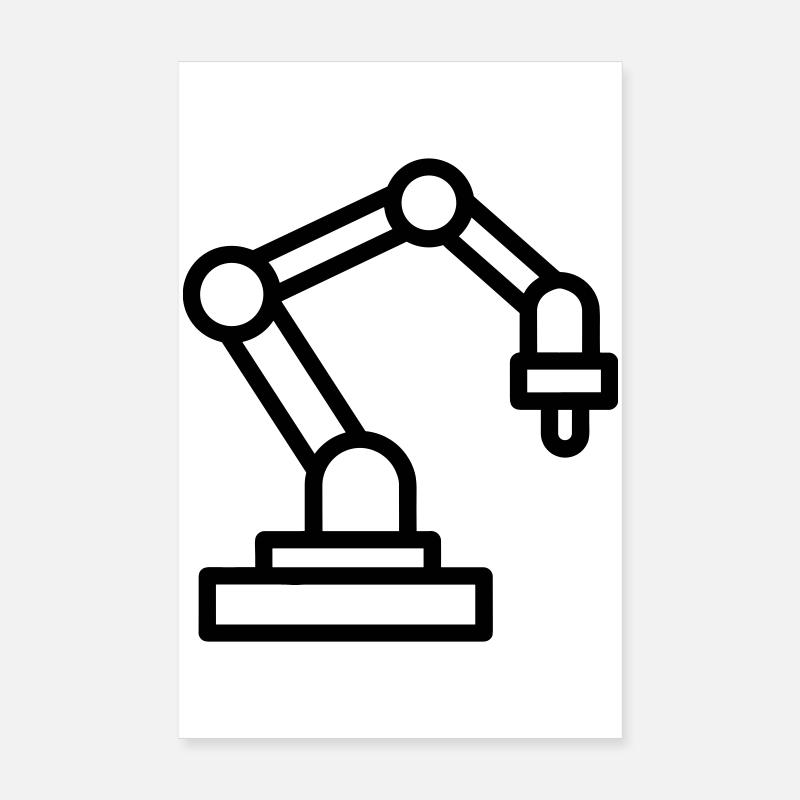 Roboterarm Poster 20x30 cm