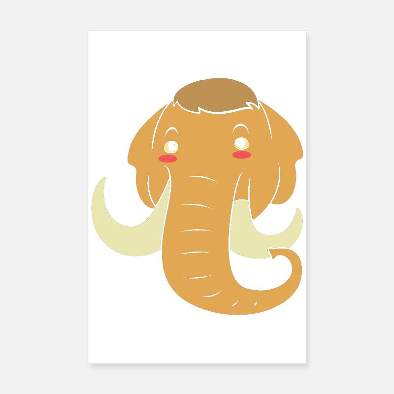 Mammoth Poster 8" x 12" (20x30 cm)