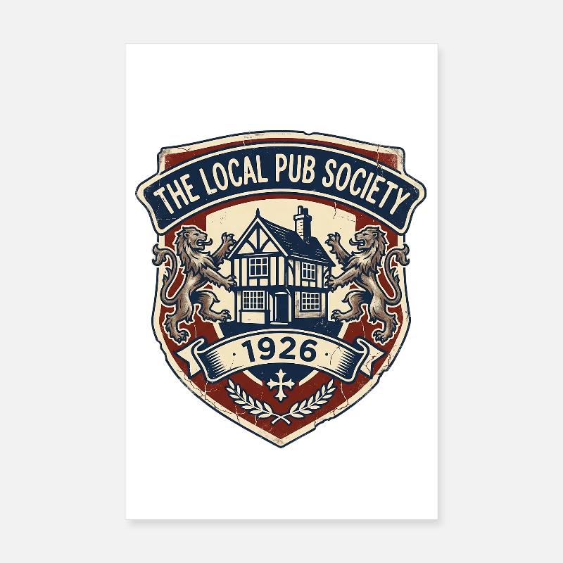 Pub Society Poster 20x30 cm
