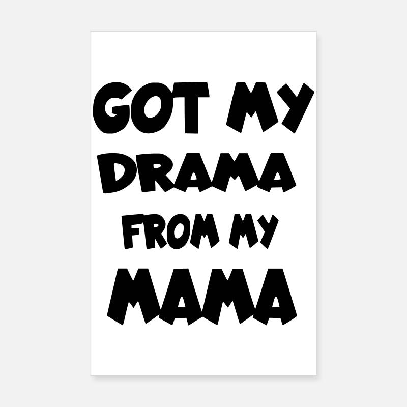 Drama der Mutter. Kinderhumor * Poster 20x30 cm