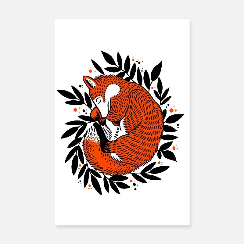 Renard Poster 20 x 30 cm