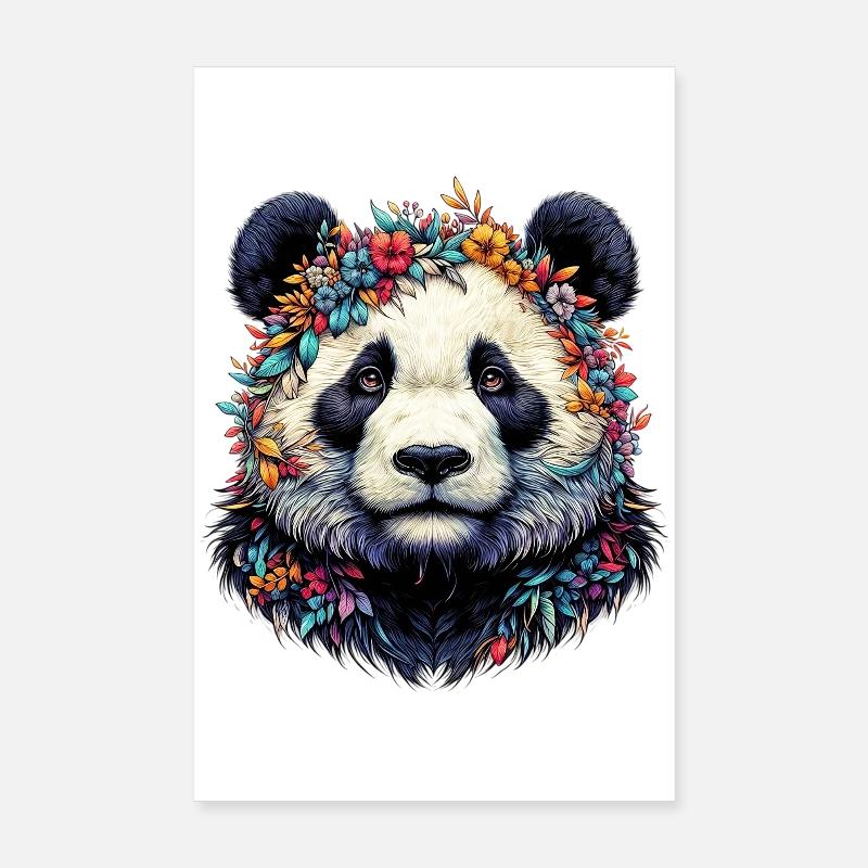 Panda Poster 20 x 30 cm