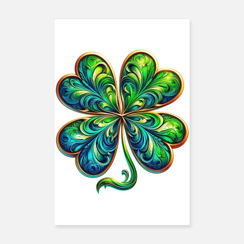 Four-leaf clover Poster 8" x 12" (20x30 cm)