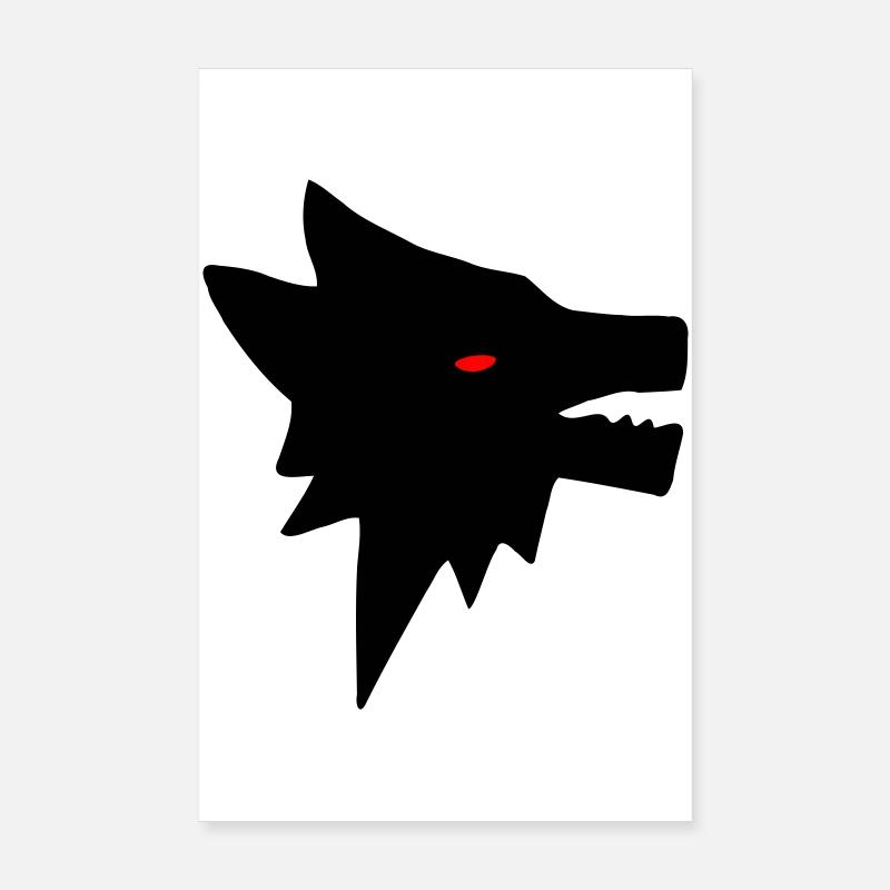 Wolf Poster 8" x 12" (20x30 cm)
