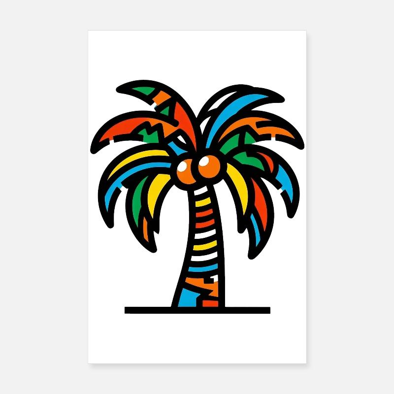 Palmier Poster 20 x 30 cm